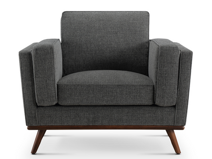 Taverly Fabric Chair - Charcoal