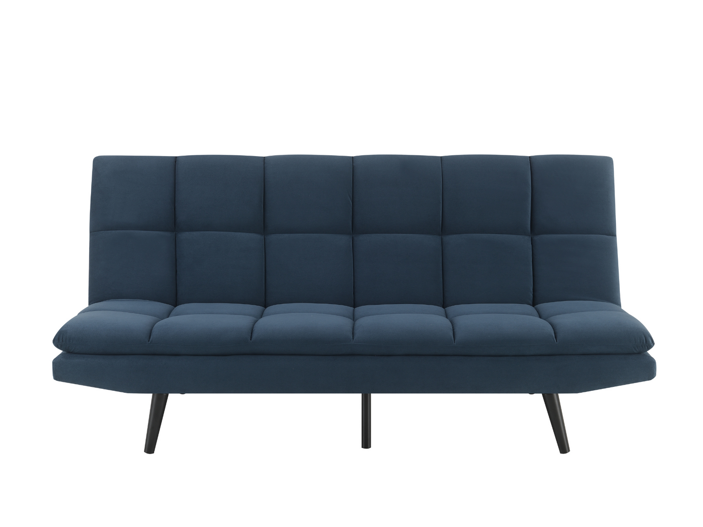 Jaden Convertible Fabric Sofa - Dark Blue