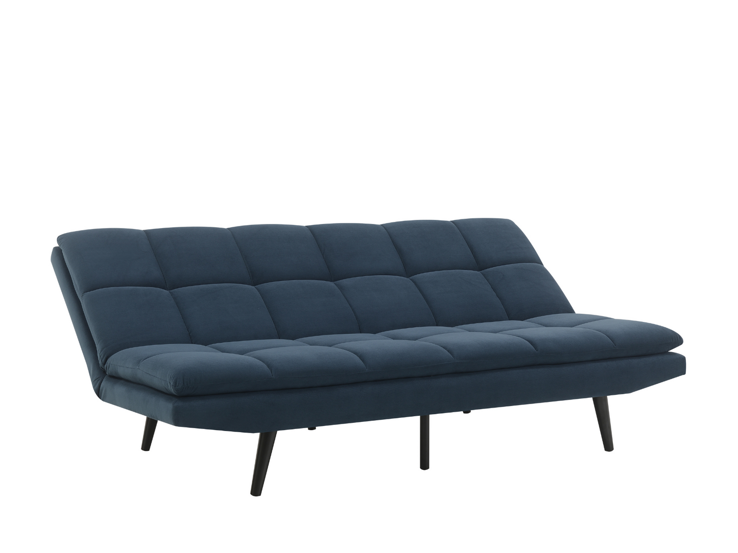 Jaden Convertible Fabric Sofa - Dark Blue