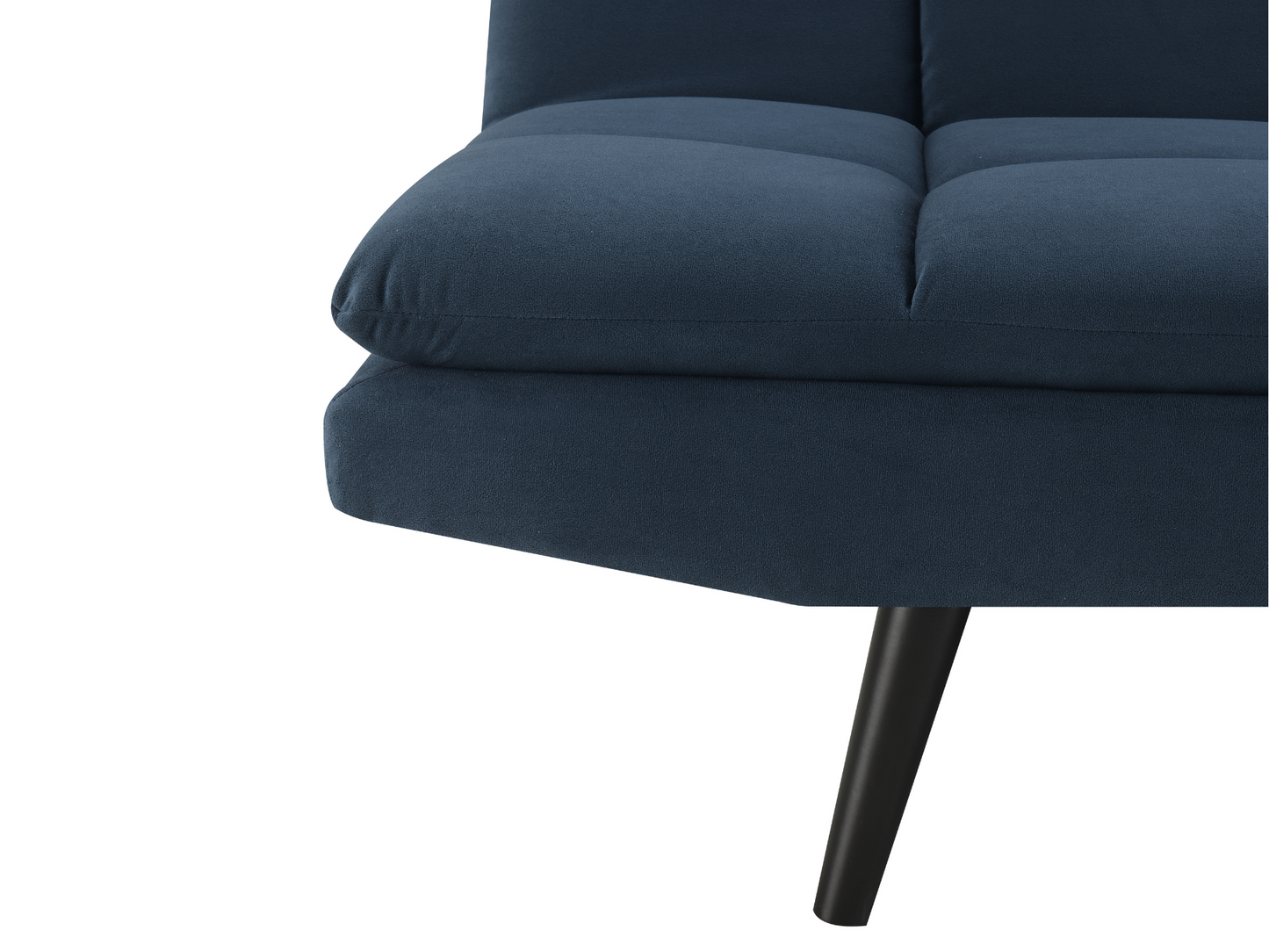 Jaden Convertible Fabric Sofa - Dark Blue