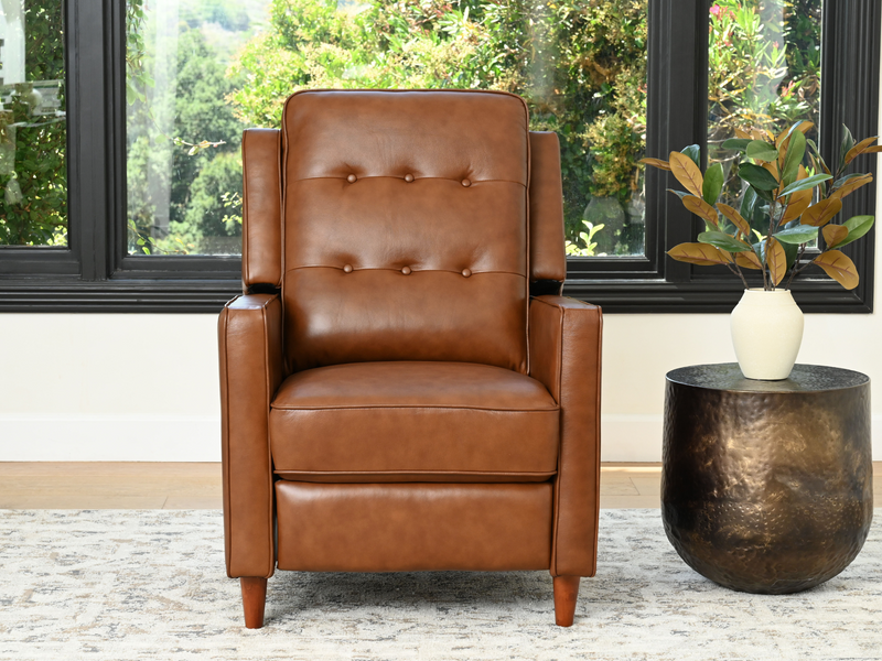 Holloway Mid-Century 3-pc Leather Set