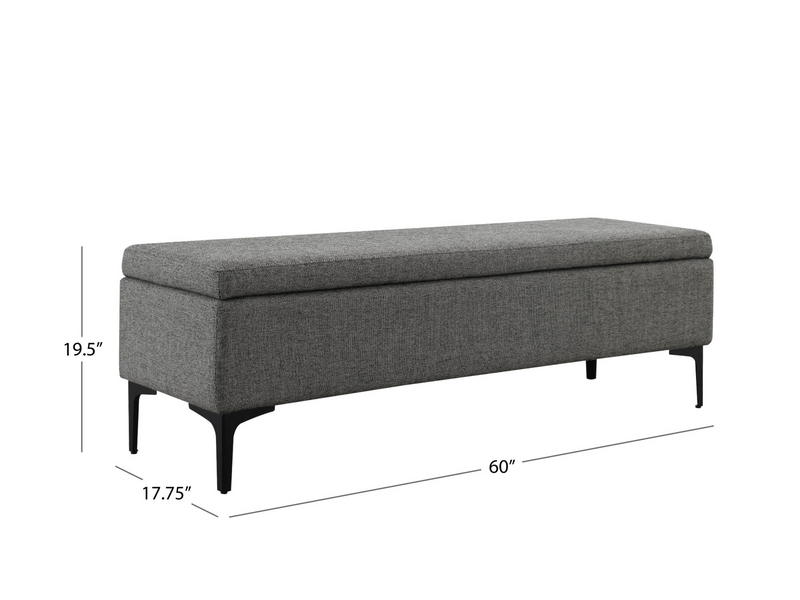 Evella Upholstered Storage Bench