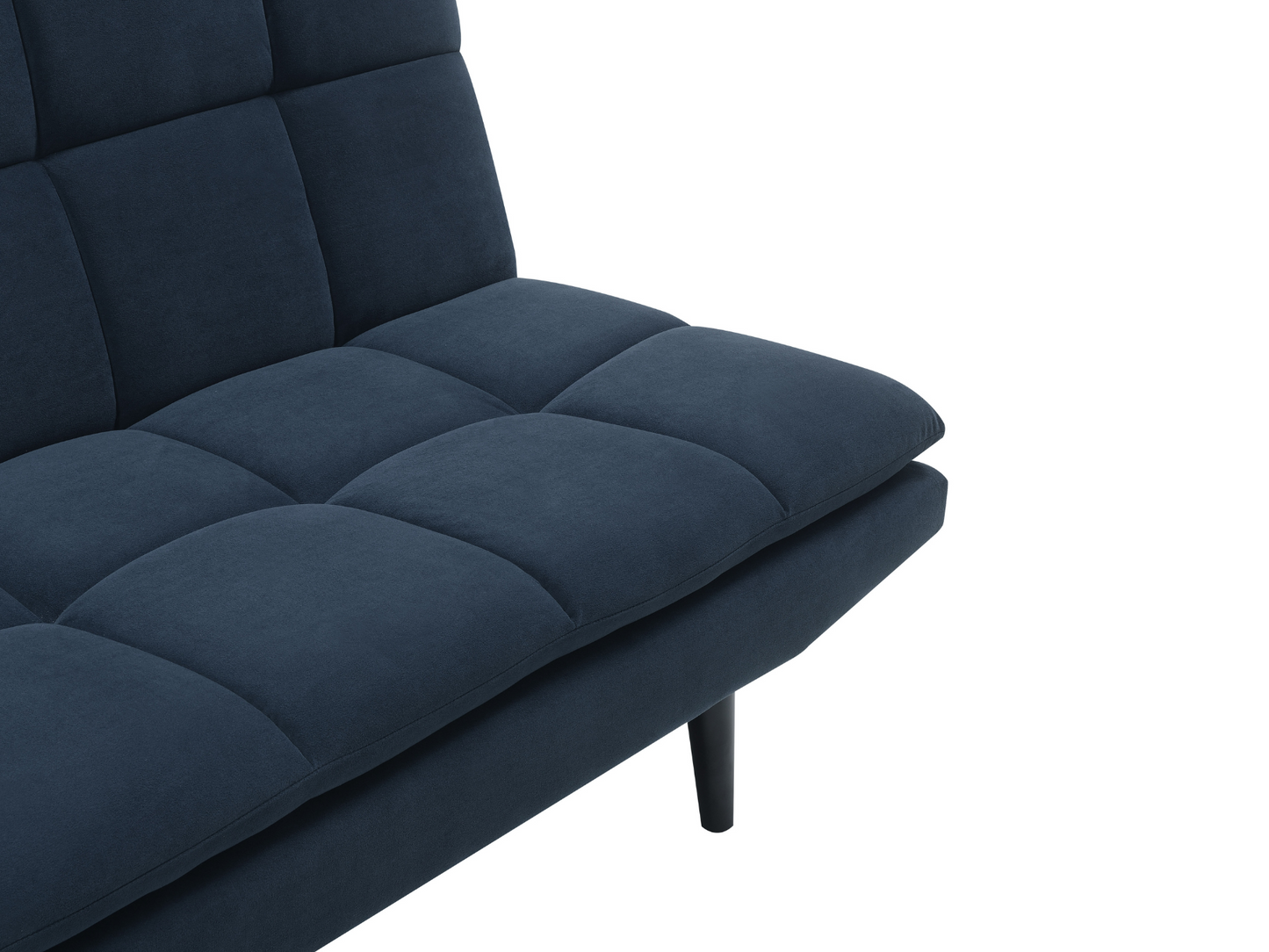 Jaden Convertible Fabric Sofa - Dark Blue