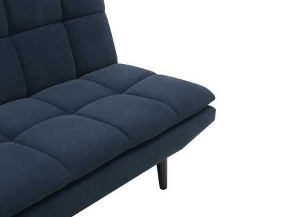 Jaden Convertible Fabric Sofa - Dark Blue