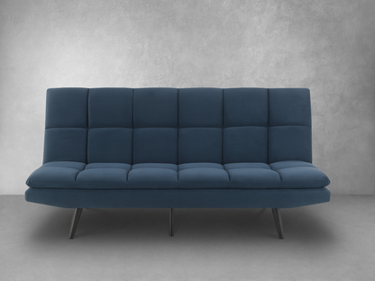 Jaden Convertible Fabric Sofa - Dark Blue