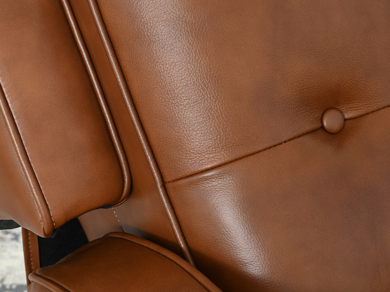 Holloway Mid-Century 3-pc Leather Set