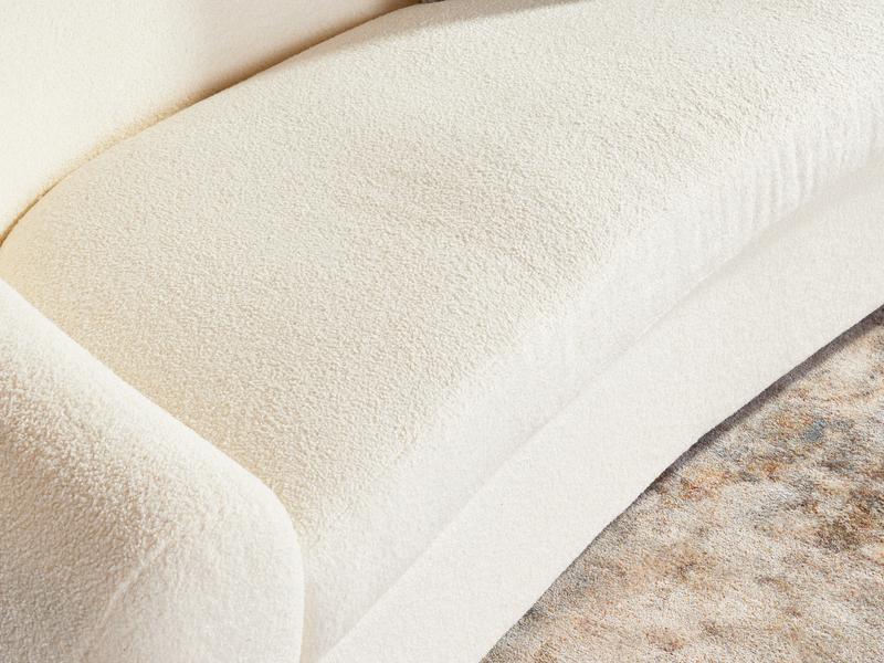 JoJo Fletcher Luciano Boucle Fabric Sofa