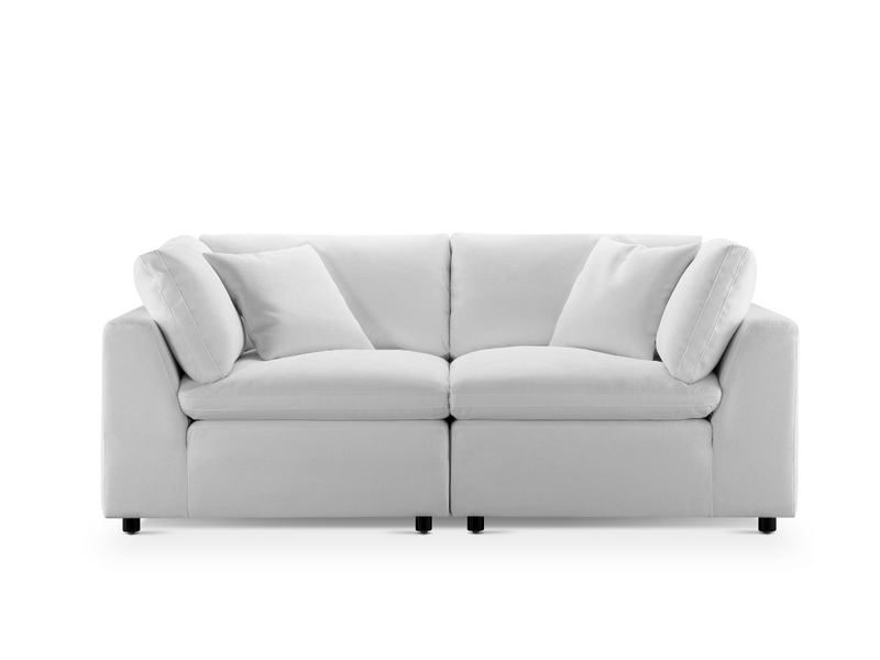 Luxe Feather and Down 2-pc Loveseat