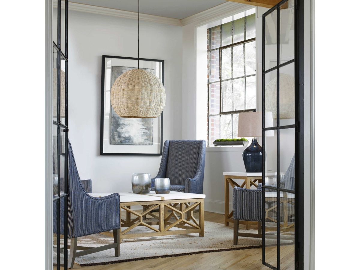 Abbyson Home Silvia Dome 1-Light Pendant