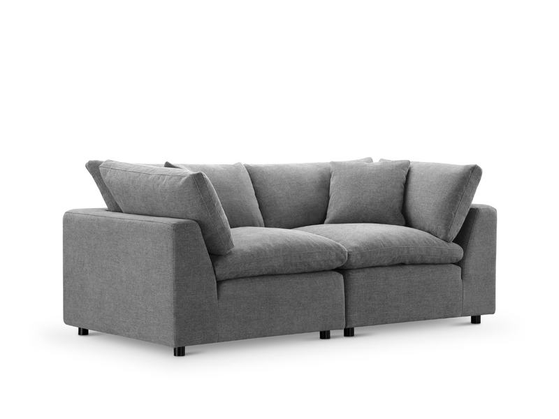 Luxe Feather and Down 2-pc Loveseat