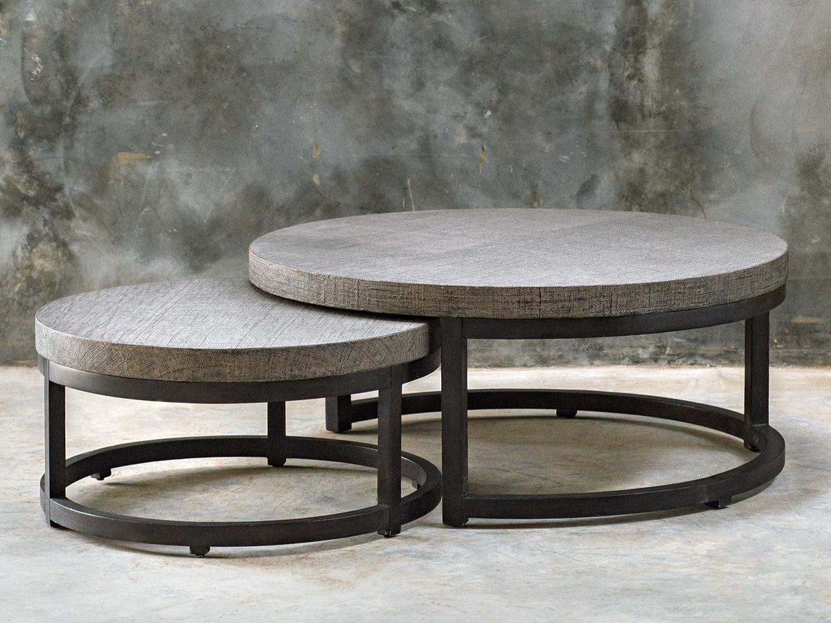 Abbyson Home Adarna Nesting Coffee Table, Set of Two