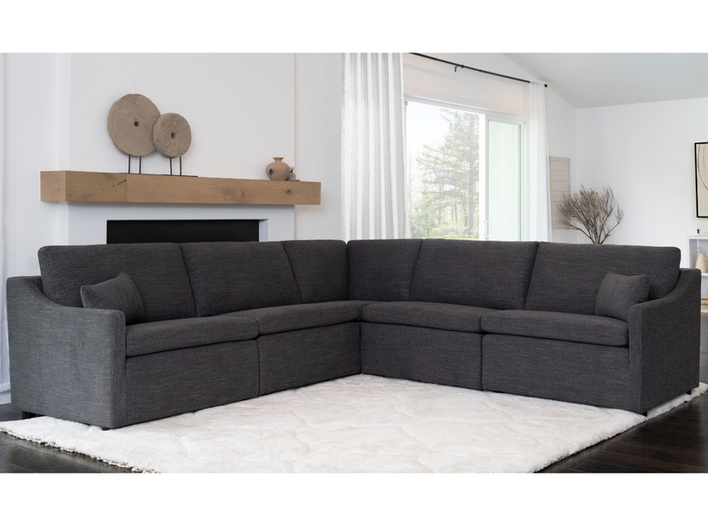 Claire Stain-Resistant 5-pc Modular Sectional