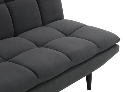 Jaden Convertible Fabric Sofa - Dark Gray