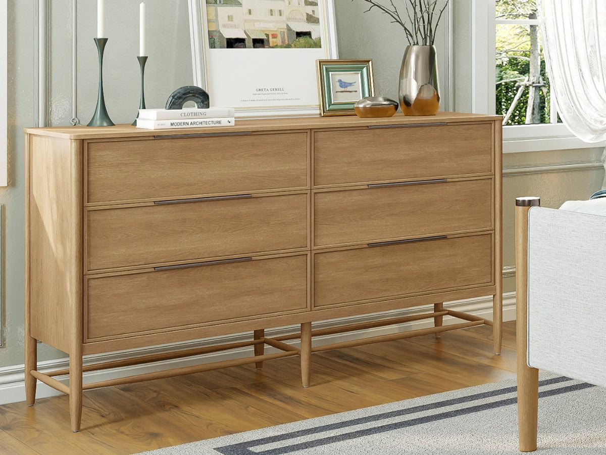 details by Becki Owens Charlotte 6-Drawer Wood Dresser details by Becki Owens Charlotte 6-Drawer Wood Dresser