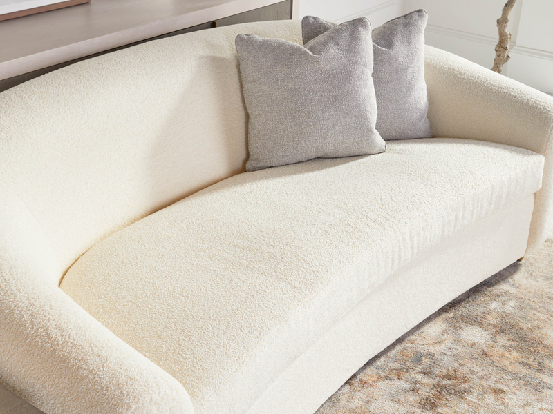 JoJo Fletcher Luciano Boucle Fabric Sofa