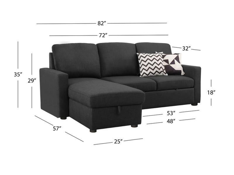Newton Storage Sofa Bed Sectional
