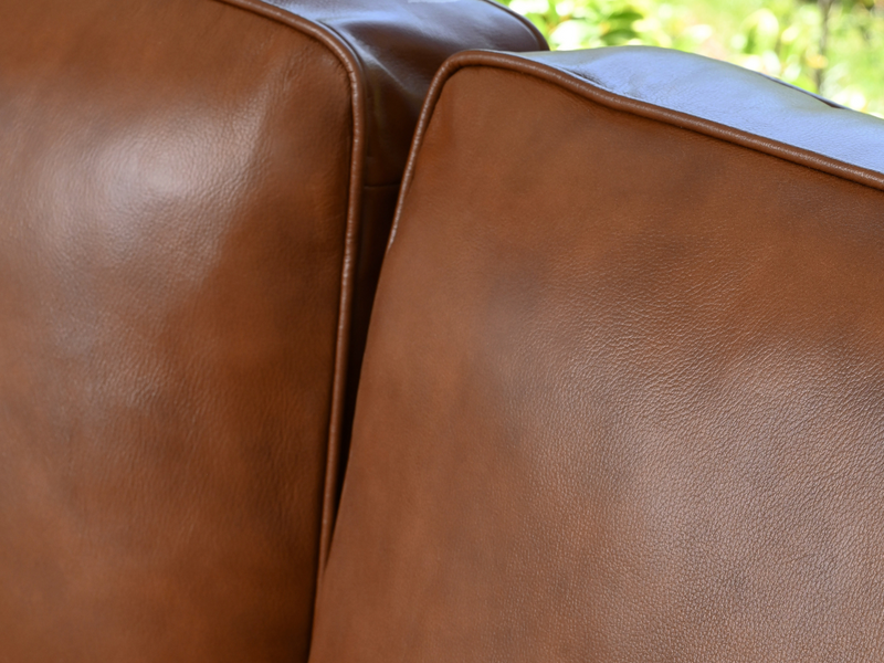 Holloway Mid-Century 3-pc Leather Set