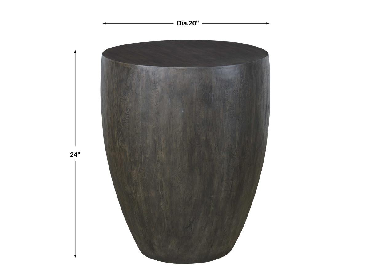 Abbyson Home Lilia Walnut End Table