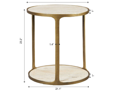 Abbyson Home Calliope Side Table