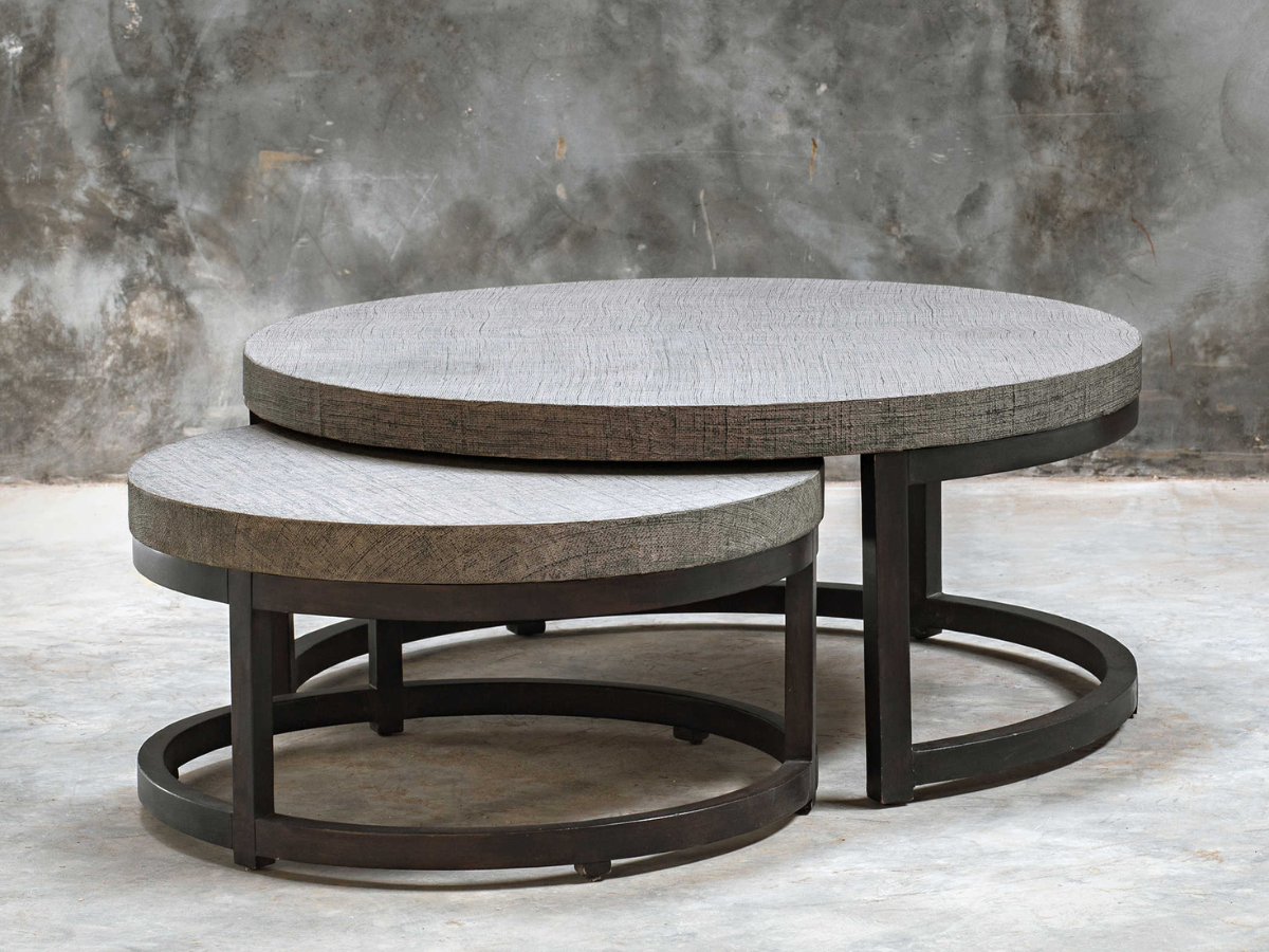 Abbyson Home Adarna Nesting Coffee Table, Set of Two