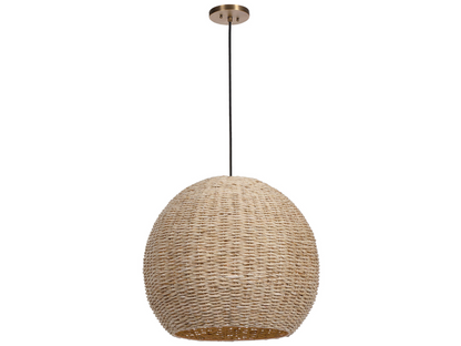 Abbyson Home Silvia Dome 1-Light Pendant