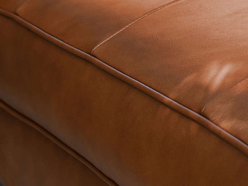 Holloway Mid-Century 3-pc Leather Set