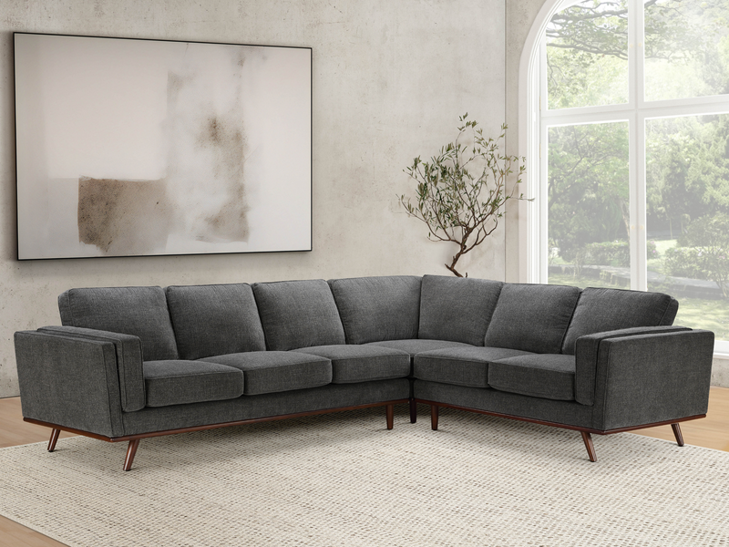 Taverly 3pc Fabric Sectional