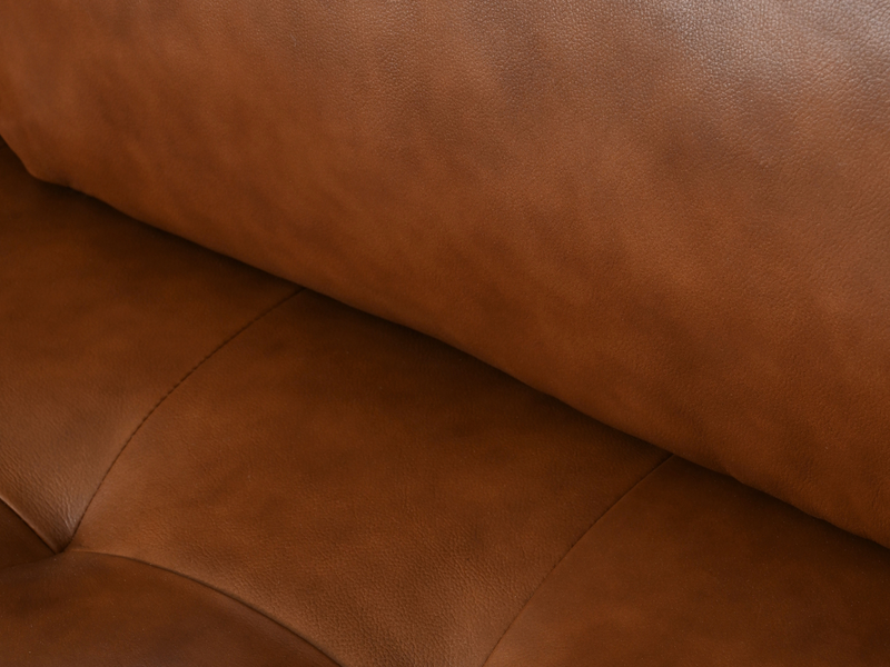 Holloway Mid-Century 3-pc Leather Set