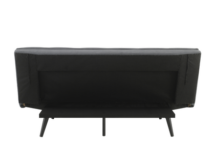 Jaden Convertible Fabric Sofa - Dark Gray