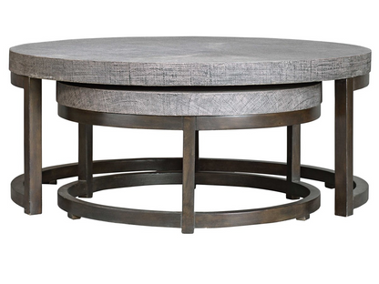 Abbyson Home Adarna Nesting Coffee Table, Set of Two
