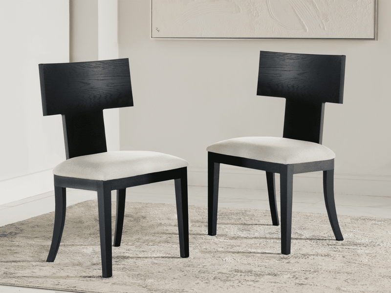 Avery Wood-Back Upholstered Dining Chair (2-Pack)