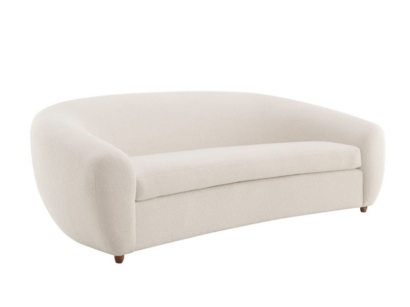 JoJo Fletcher Luciano Bouclé Fabric Sofa