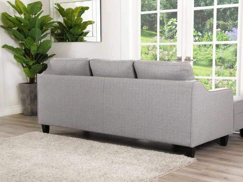 Haskell Grey Convertible Sofa Bed