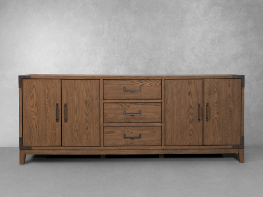 Claire Multi-Use Media TV Console - Dark Brown