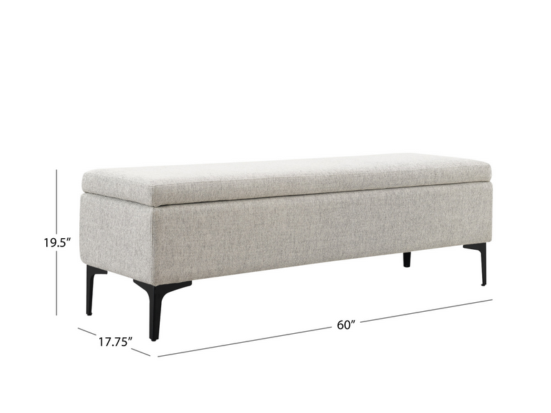 Evella Upholstered Storage Bench