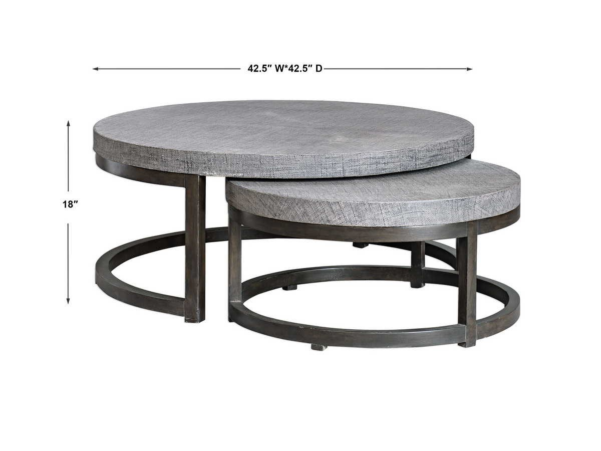 Abbyson Home Adarna Nesting Coffee Table, Set of Two