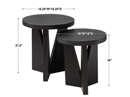 Abbyson Home Nadine Nesting Tables, Set of Two