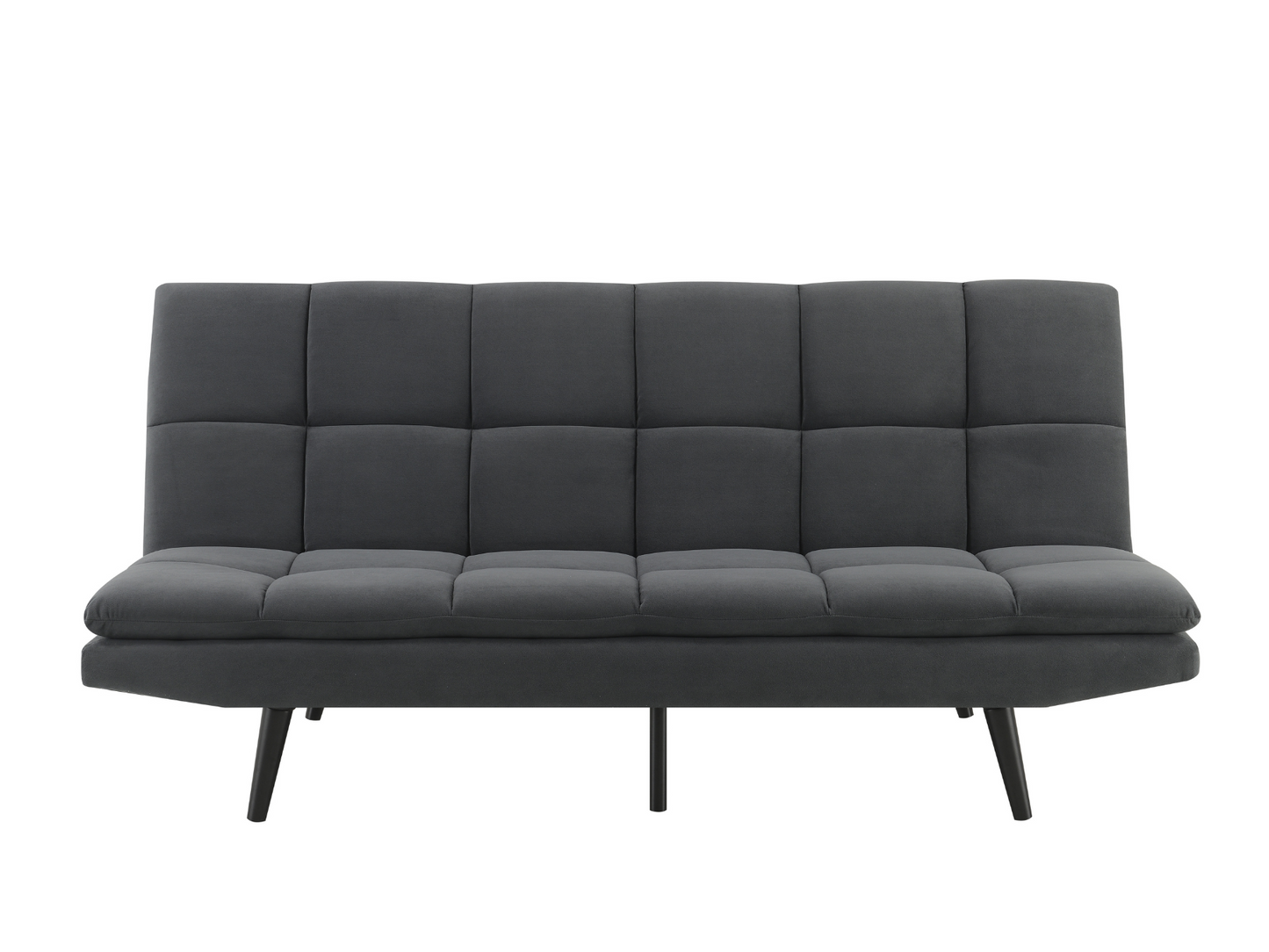 Jaden Convertible Fabric Sofa - Dark Gray