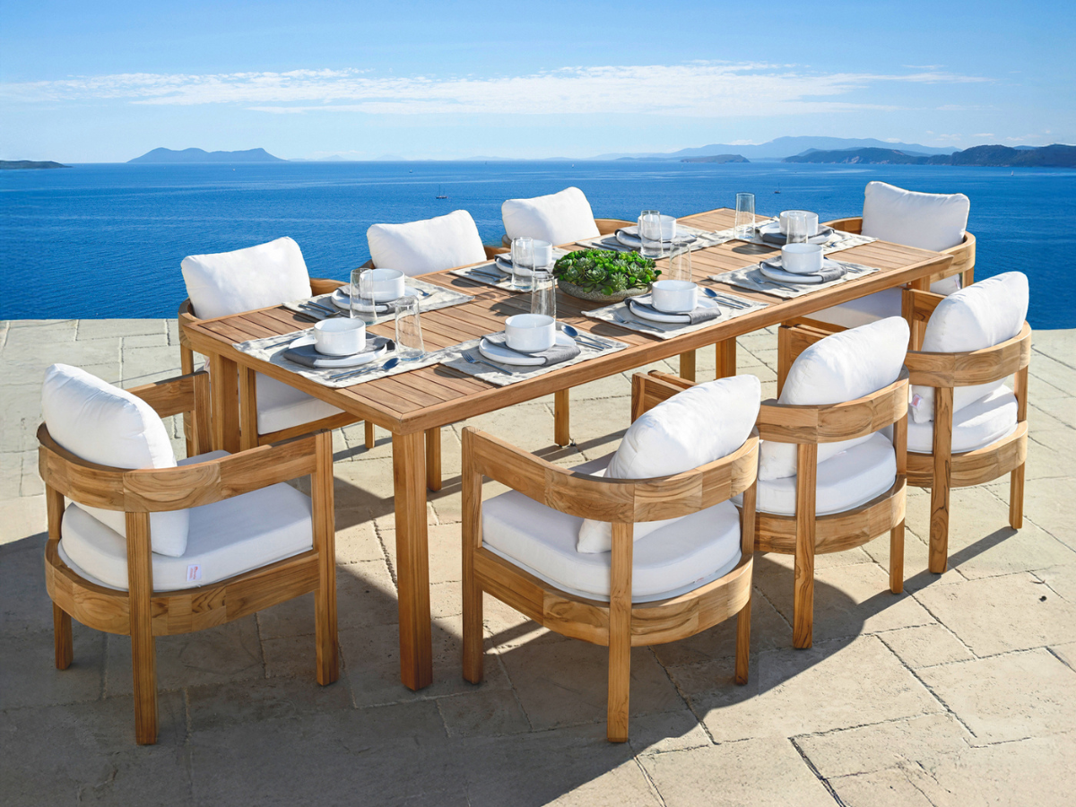 Santino® Outdoor 9-Piece 94" Dining Set