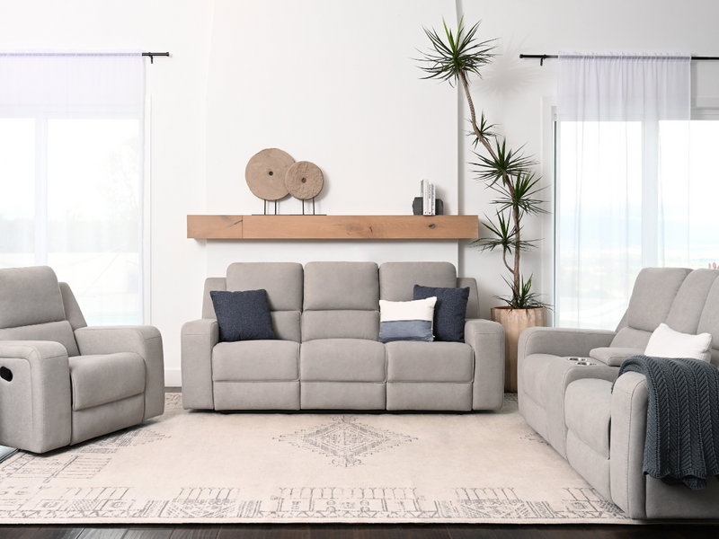 Margaret 3-pc Fabric Manual Reclining Sofa Collection