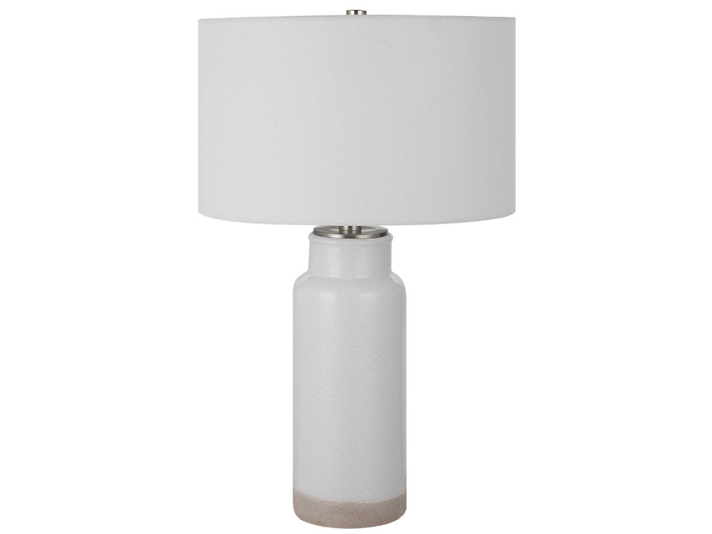 Abbyson Home Aarti White Farmhouse Table Lamp