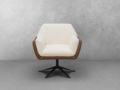 Ace Swivel Chair - Brown