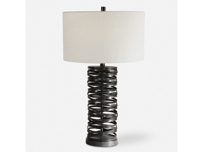 Abbyson Home Alta Rust Black Table Lamp
