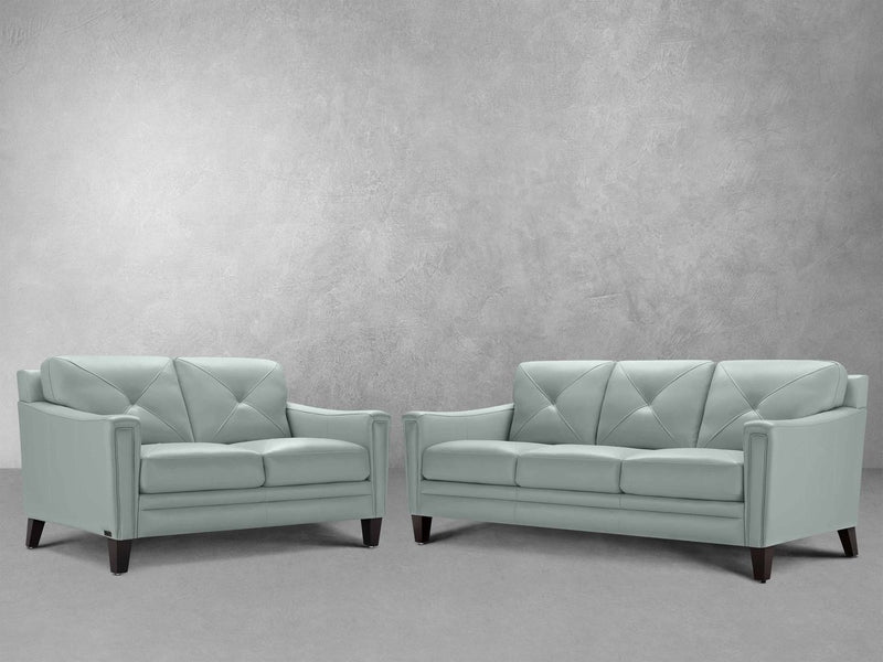 Atmore 2-pc Leather Sofa & Loveseat Set