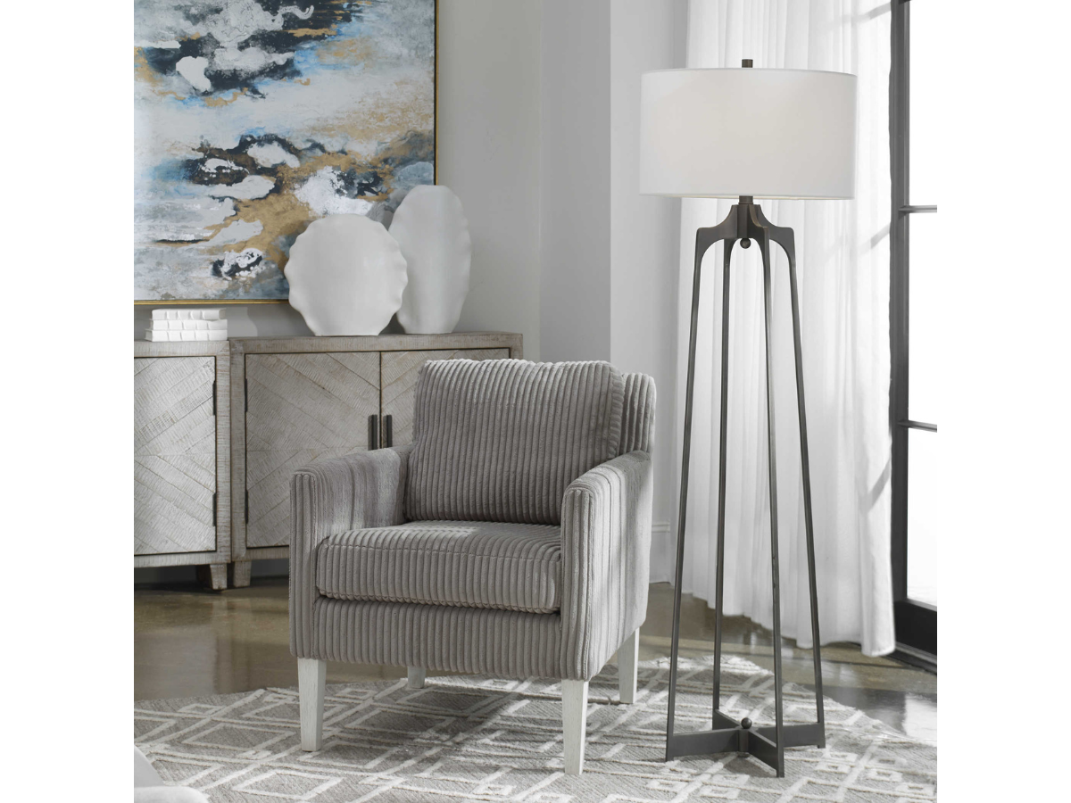 Abbyson Home Aven Modern Floor Lamp
