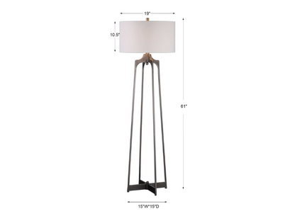 Abbyson Home Aven Modern Floor Lamp