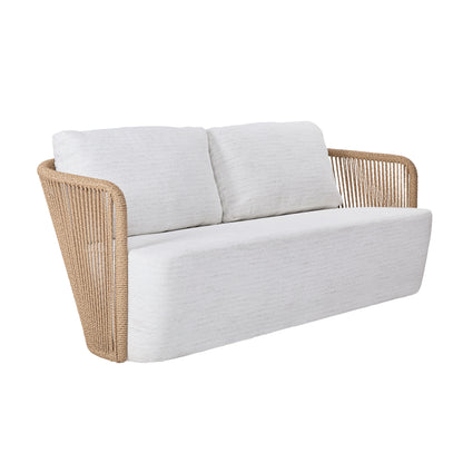 Bali Outdoor Teak and Rope Sofa