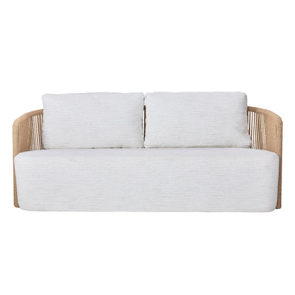 Bali Outdoor Teak and Rope Sofa