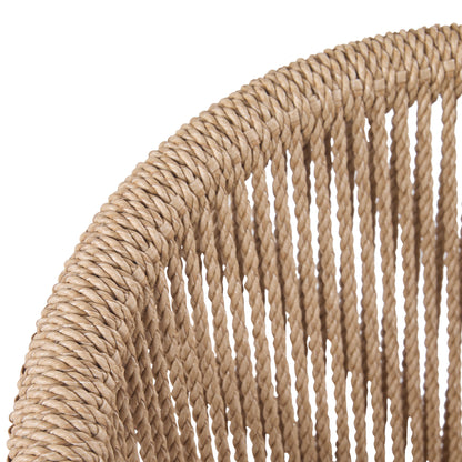 Bali Outdoor Teak and Rope Dining Chair