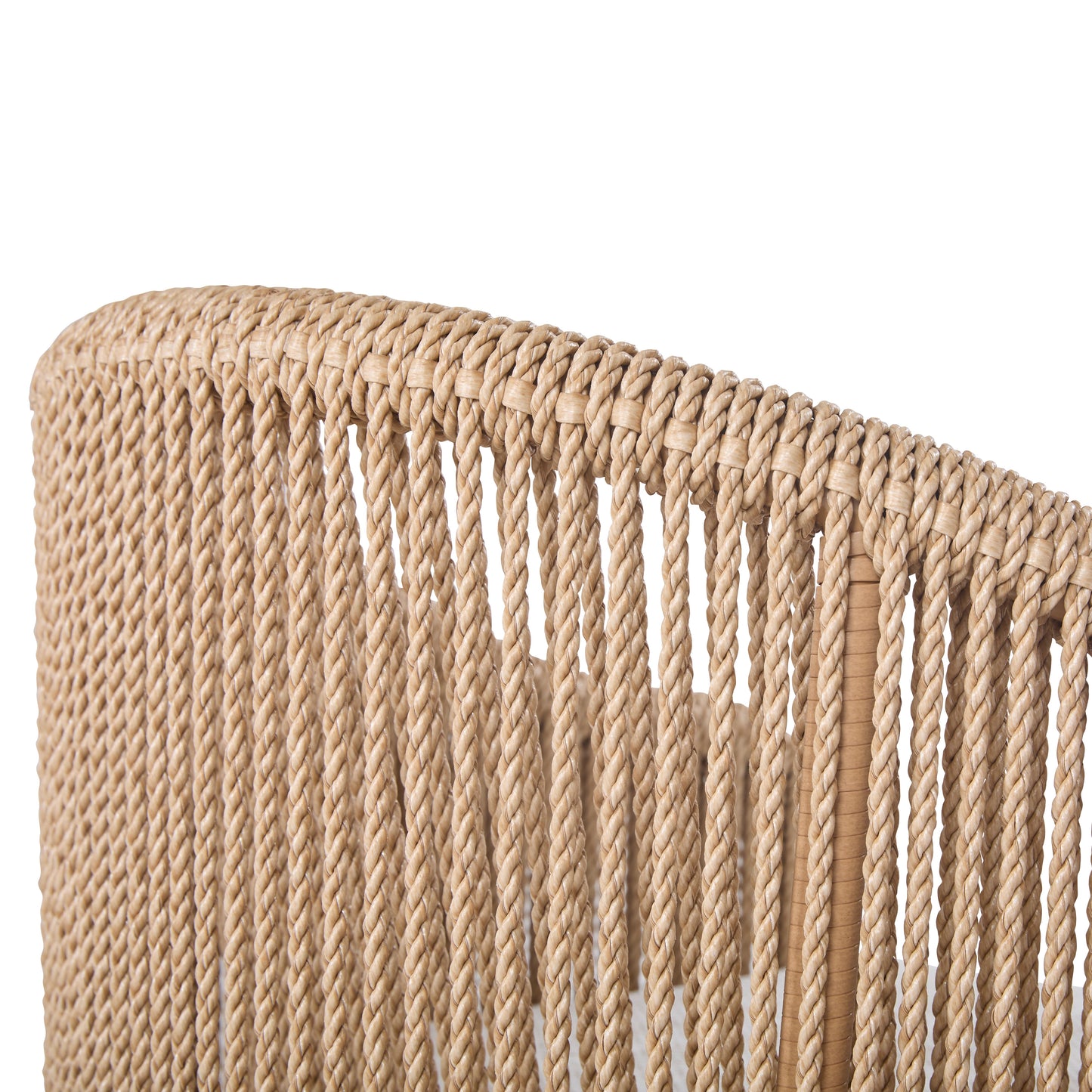 Bali Outdoor Teak and Rope Dining Chair